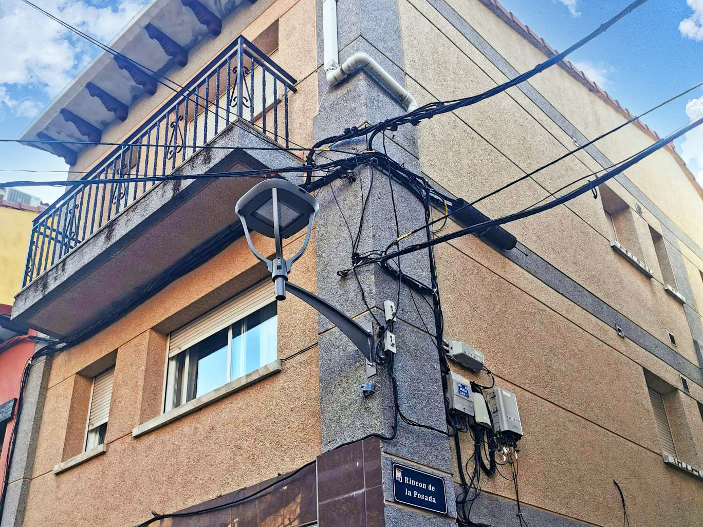 Nuevas luminarias de Casillas (Ávila)